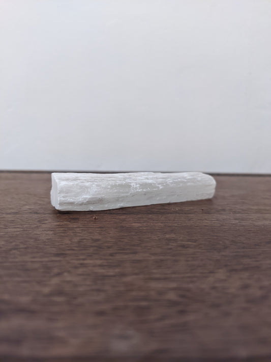 Selenite Stick Raw Crystal - Natural Stone 10 cm (4 Inch)